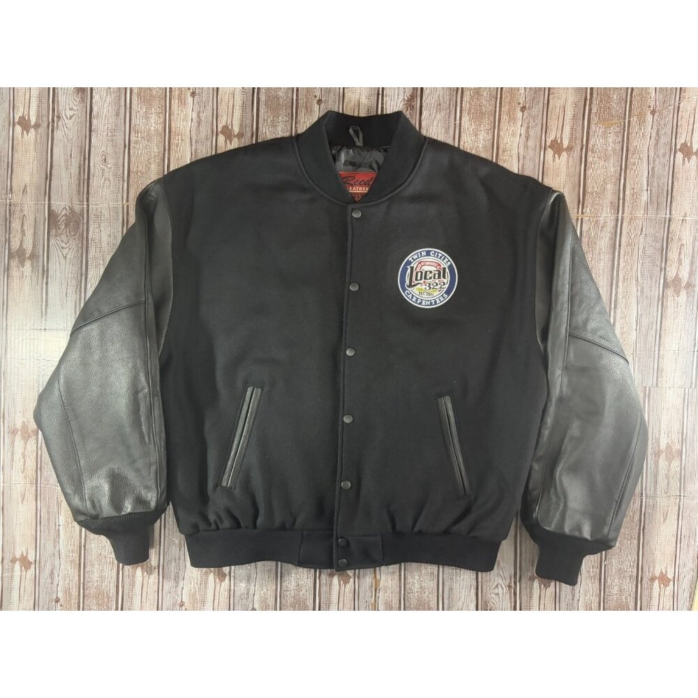 Reed UNITED BROTHERHOOD OF CARPENTER & JOINERS Varsity Jacket NEW made USA VGT